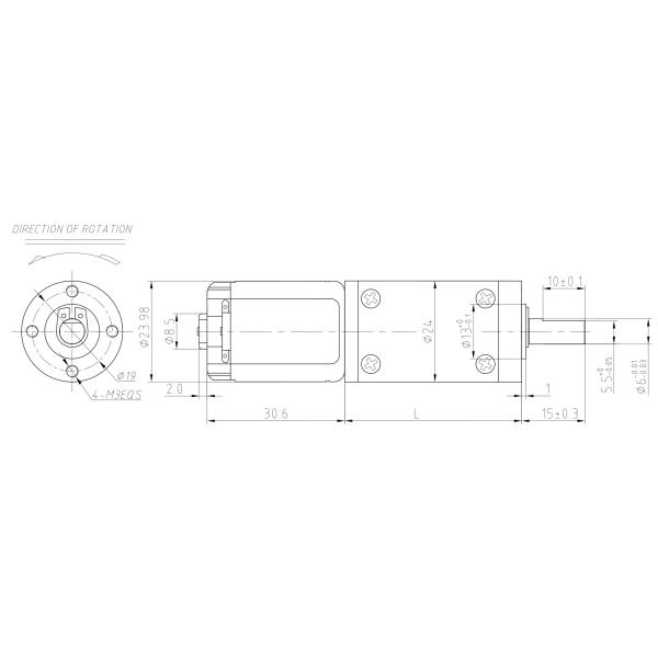 High Torque 2nm Micro Planetary Gear Motor Low Noise Plastic Gear Motor
