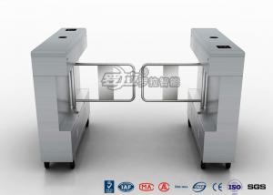 China Access Control Swing Gate Turnstile Controlled Acrylic / Tempered Glass Arm Material on sale