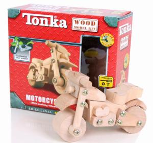 Quality TONKA assembled motorcycles / wooden toys / educational toys assembled car for sale