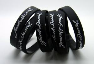 China Promotion Gifts Silicone Rubber Parts Personalized Silicone Bracelets Wristbands on sale