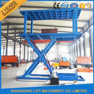 Quality 6T 3M Double Deck Car Parking System Hydraulic Mobile Electric Garage Car Lift with CE for sale