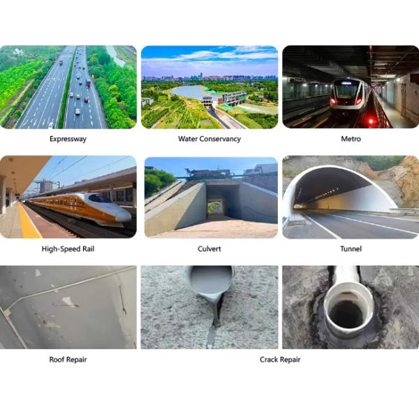 High Elastic Polyurea Grouting Fluid Materials Waterproofing Chemical For Concrete