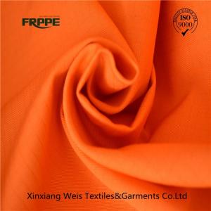 China Orange 92% Cotton 8% Polyester CVC Forest 300gsm Fire Resistant Fabric on sale