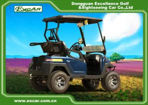 Quality Custom 4 Wheel Drive 2 Passenger Golf Cart Black Coating CE Approved for sale