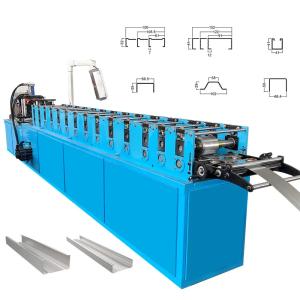 China C U Stud With Punching Stud And Track Roll Forming Machine With High Speed on sale