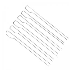 Quality 29.2 X 2.8CM Camping Cookware Set 6Pcs BBQ Needle Grill Meat Kebab Fork for sale