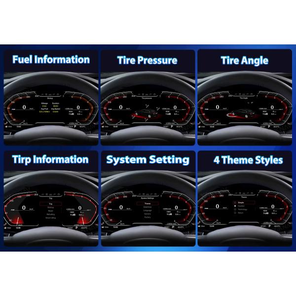 VIKNAV 12.3" Digital Instrument Cluster for BMW 7 Series E65/E66 2004-2008