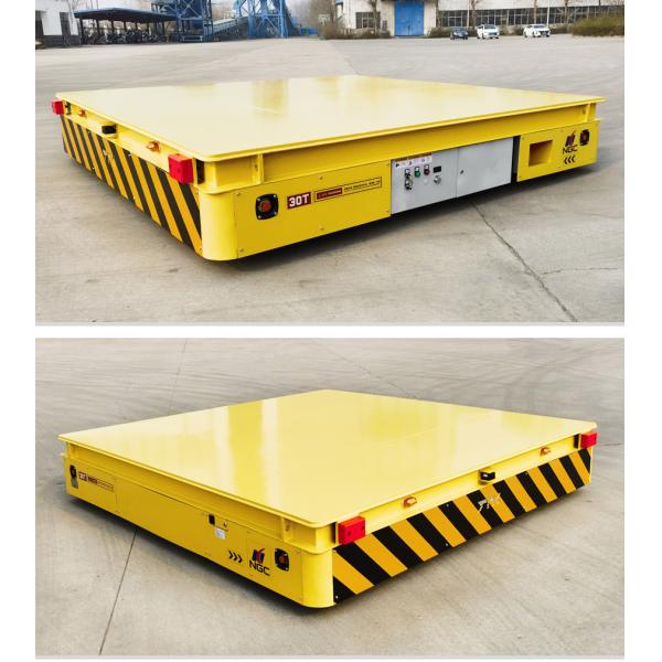 30 T Trackless Transfer Cart Omnidirectional Industrial Transfer Trolley