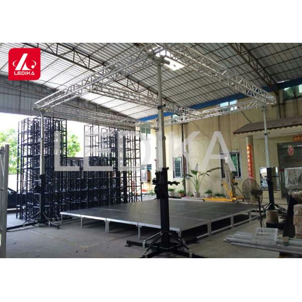 Excellent Manual Elevator Truss Tower System Lifting Tower Adjustable Height