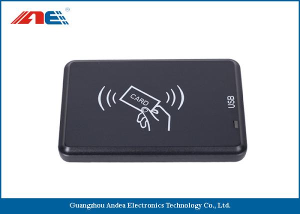 Buy Black USB Interface IOT RFID Reader And Writer Anti Collision Algorithm at wholesale prices