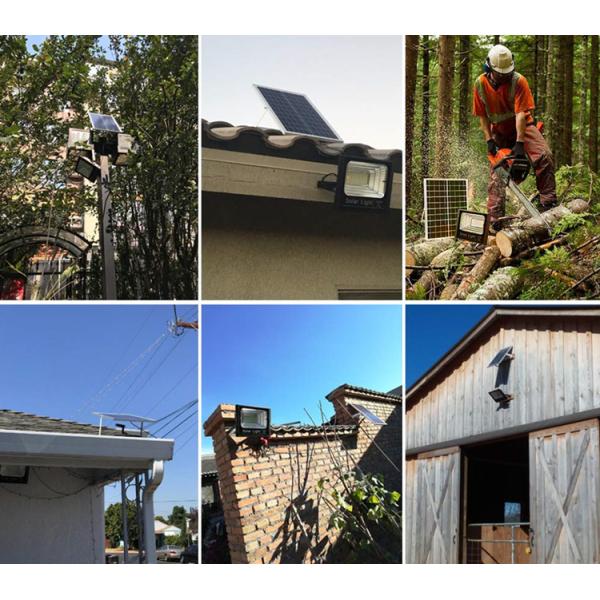 Residential Solar Powered LED Flood Light / Cool White 50W LED Flood Lamp