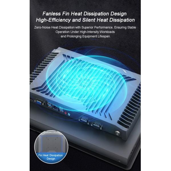 Industrial Control Query All-in-One Machine Intel Panel PC fanless support embedded Computer 21.5 inch celeron J1900 quad core processor touch desktop