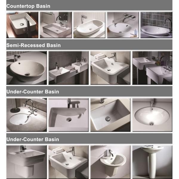 Basin sinks Rectangular Solid Surface Wash Basin Small Basin Countertop Above Counter MB-1069