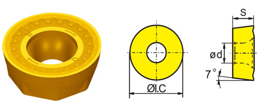 RDKM1204MO,RCKT10T3MO,RCKT1206MO,Long Service Life Custom Carbide Inserts / Tungsten Indexable Milling Inserts
