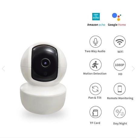 Tuya WiFi 2MP Home Surveillance Security Camera