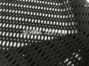 Quality Sportswear Polyester Spandex Material Recycled Plastic Bottle Yarns Sport Net Mesh Fashion Apparel Cover Ups for sale