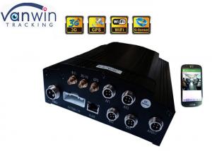 Quality H 264 4CH 720P DVR For Vehicles truck 4ch car mobile dvr with free softwares for sale