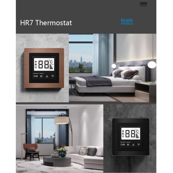 HR7 Home Smart Thermostat Aluminum Frame Flame Resisting Materials