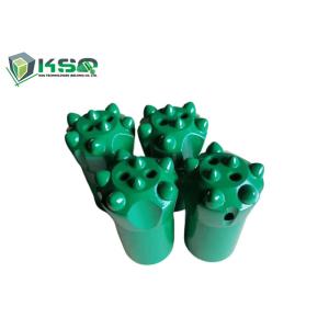Quarry Hard Rock Drilling Tools Tapered Button Drill Bit 7 Buttons OD 34mm 36mm