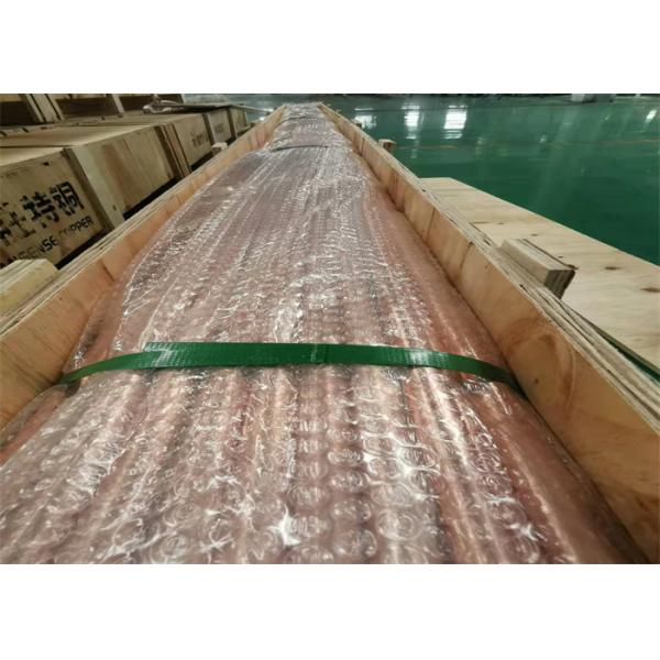 Round Solid 6mm X 200mm Copper Condenser Tube For Heat Exchanger