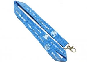 Quality Hot Sell Flat Polyester Lanyard Metal Hook Low Minimum Order Quantity for sale