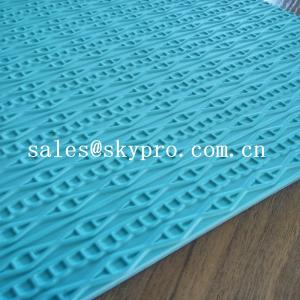 Quality Customized eva+ rubber foam sheet for sole soft with 3D pattern for sale