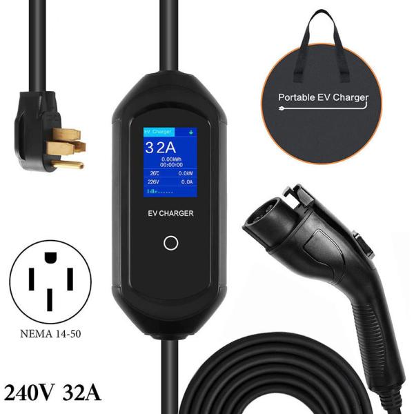 3.5kw 7kw Portable EV Charger Type 2 16A 32A