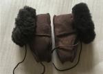 Genuine Sheepskin Baby Shoes , Winter Boots for Infant / Toddler