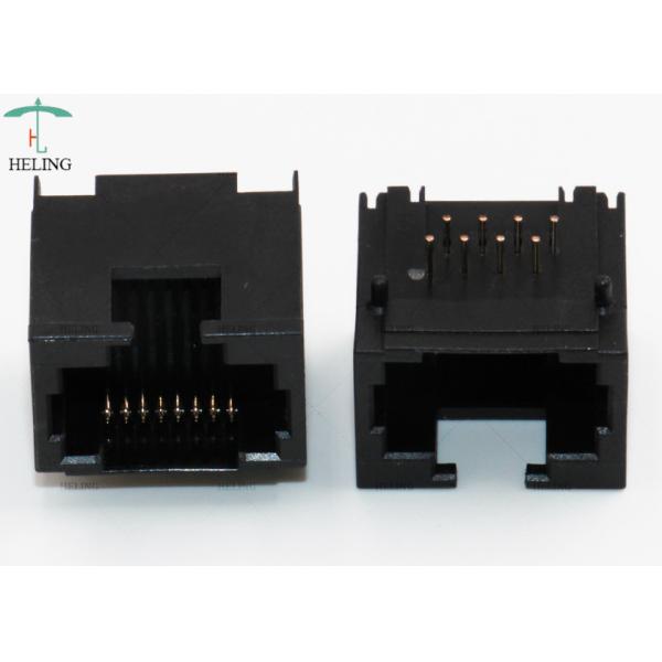 Black 1000 Base T RJ45 Modular Jack MJ3288-B011-HRN1