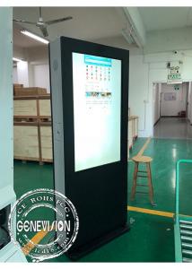 Quality Temperature Control Anti-Glare Advertising LCD Digital Signage Touch Screen Kiosk Monitor With Input for sale