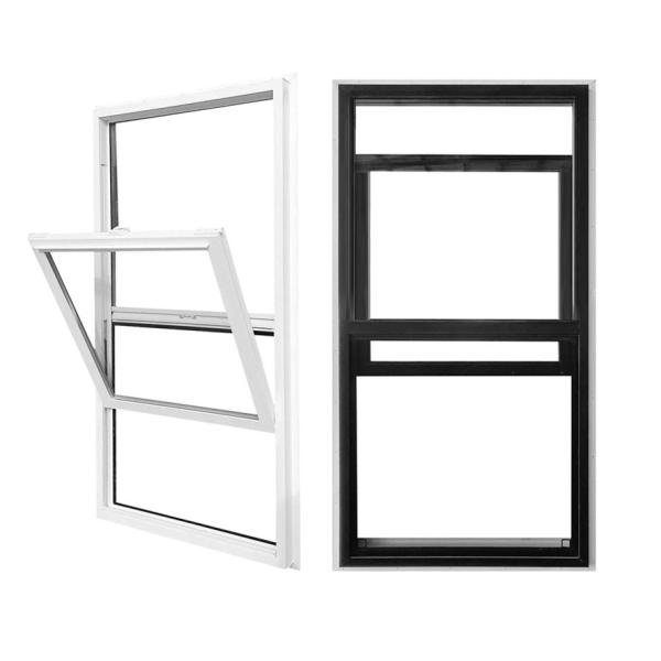 Waterproof Small UPVC Windows & Doors Single Hung For Home
