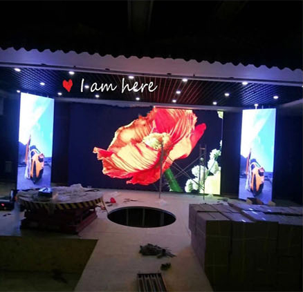 P2.5 RGB Indoor Fixed LED Screen SMD 2121 1000mcd For Wedding Use