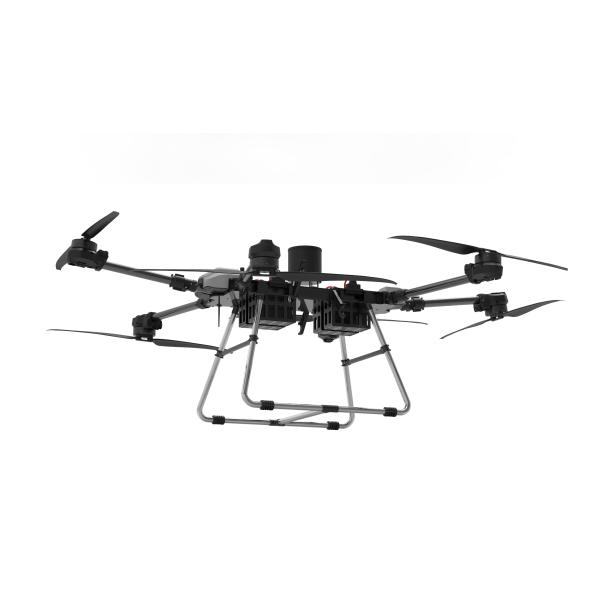 Equipped with quick-disassembly four battery compartments / front and rear folding six-rotor design / new fuselage structure / modular design /