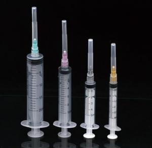 China Disposable Medical Plastic Luer Lock Syringe With Needle on sale