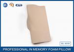 Velvet Cover Curved Cervical Memory Foam Neck Support Pillow For Sleeping