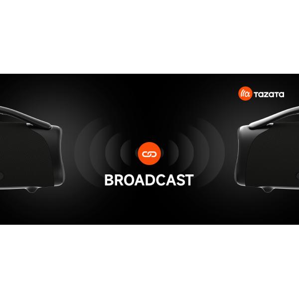 3-5 Hours Battery Charging Time IPX7 Waterproof Bluetooth Speaker with Broadcast Connection and No Handheld Microphone