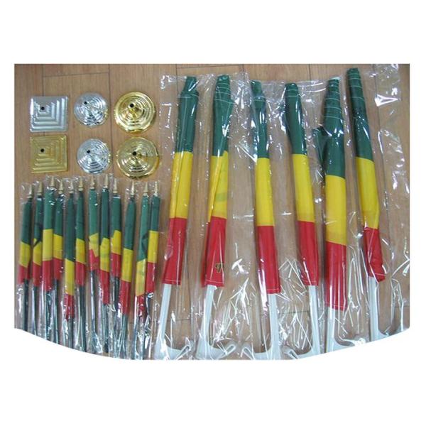 Personalised Mini Conference Table Flags Single Or Double Deck Feather American