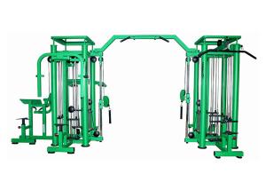 Quality Green Commercial Multi Station Gym Equipment 8 Station Fitness for sale