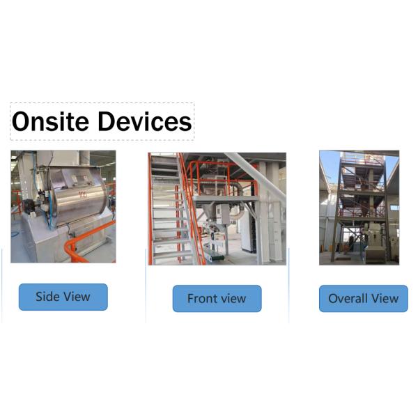 Stainless Single Shaft Paddle Mixer 1T/H For Animal Feed Mixer Machine