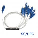 SC PC MINI Fiber Optic Splitter Single Mode Low Insertion Loss FTTH / CATV
