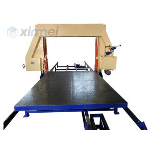 China Splitting Block Foam Into Thin Slices Horizontal PU Foam Cutting Machine With Delta VFD Worktable And Air Suction Device For Precision Cutting on sale