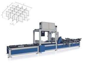 China Automatic Partition Assembler Machine, Clapboard Assembling Machine, by slotted corrugated cardboard sheets on sale