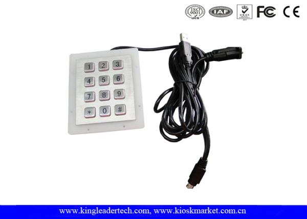 Buy RS232 Interface Industrial Numeric Keypad 12 key for Access Control Device at wholesale prices