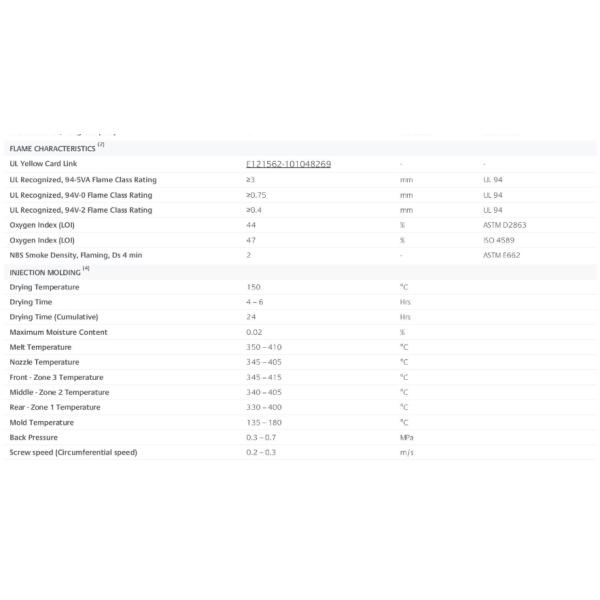 Glass Fiber Filled Poly Etherimide Heat Resistant Ultem 1010F