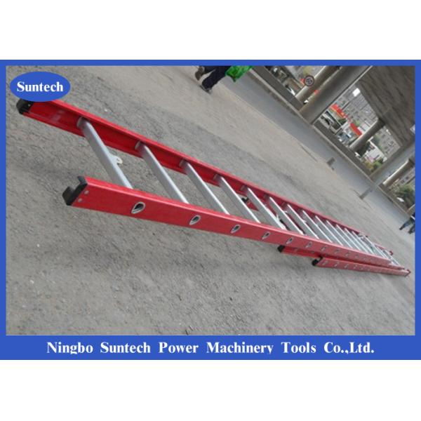 Industrial Stringing Aluminum Alloy Suspension Ladder Single Telescopic
