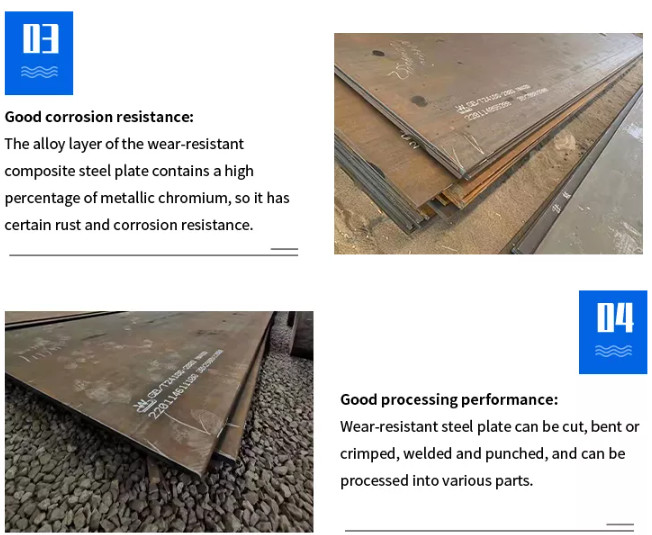 16MnL 16Mo3 Nm550 Wear Resistant Steel Plate 0.6m-3m Width