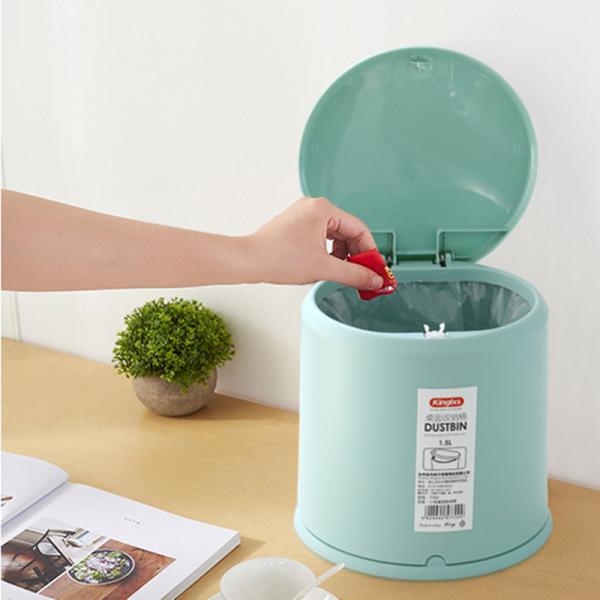 1.5L 5.5L Plastic Dustbin Biodegradable Waste Dustbin With Lids