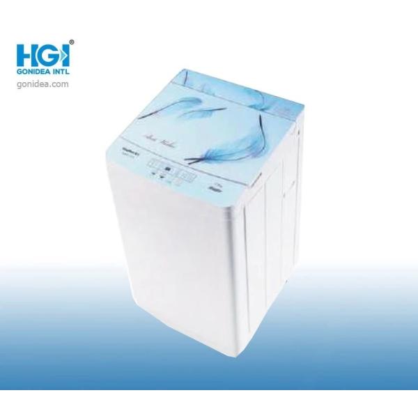 7KG Home Washer White Touch Screen Fully Automatic Top Loading Washing Machine