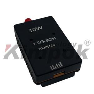 Quality 1.2GHz 10W 9CH Wireless FPV Video Transmitter Adjustable Power for Racing Drone for sale
