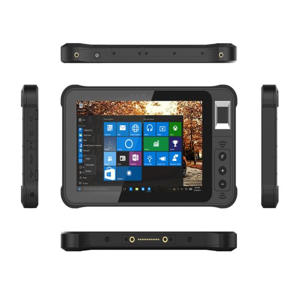 Bluetooth NFC 1000nits Windows 10 7 Inch Rugged Tablet PC Intel Z8350